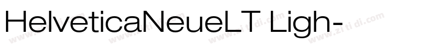 HelveticaNeueLT Ligh字体转换